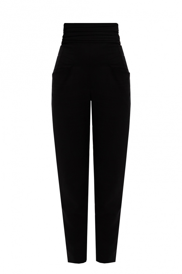 Isabel Marant High-waisted drawstring trousers